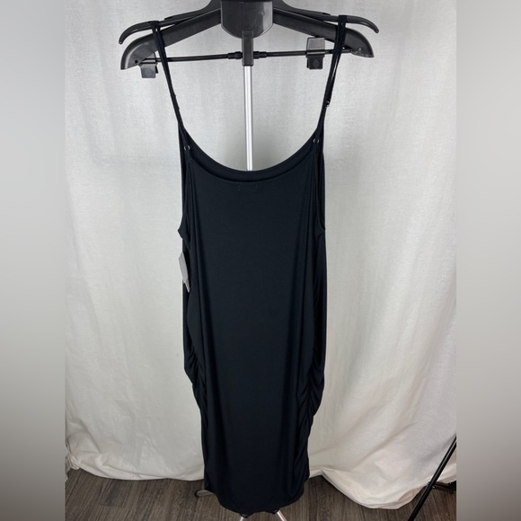BP Ruched Cami Black Minidress Size 2X NWT - Picture 10 of 12